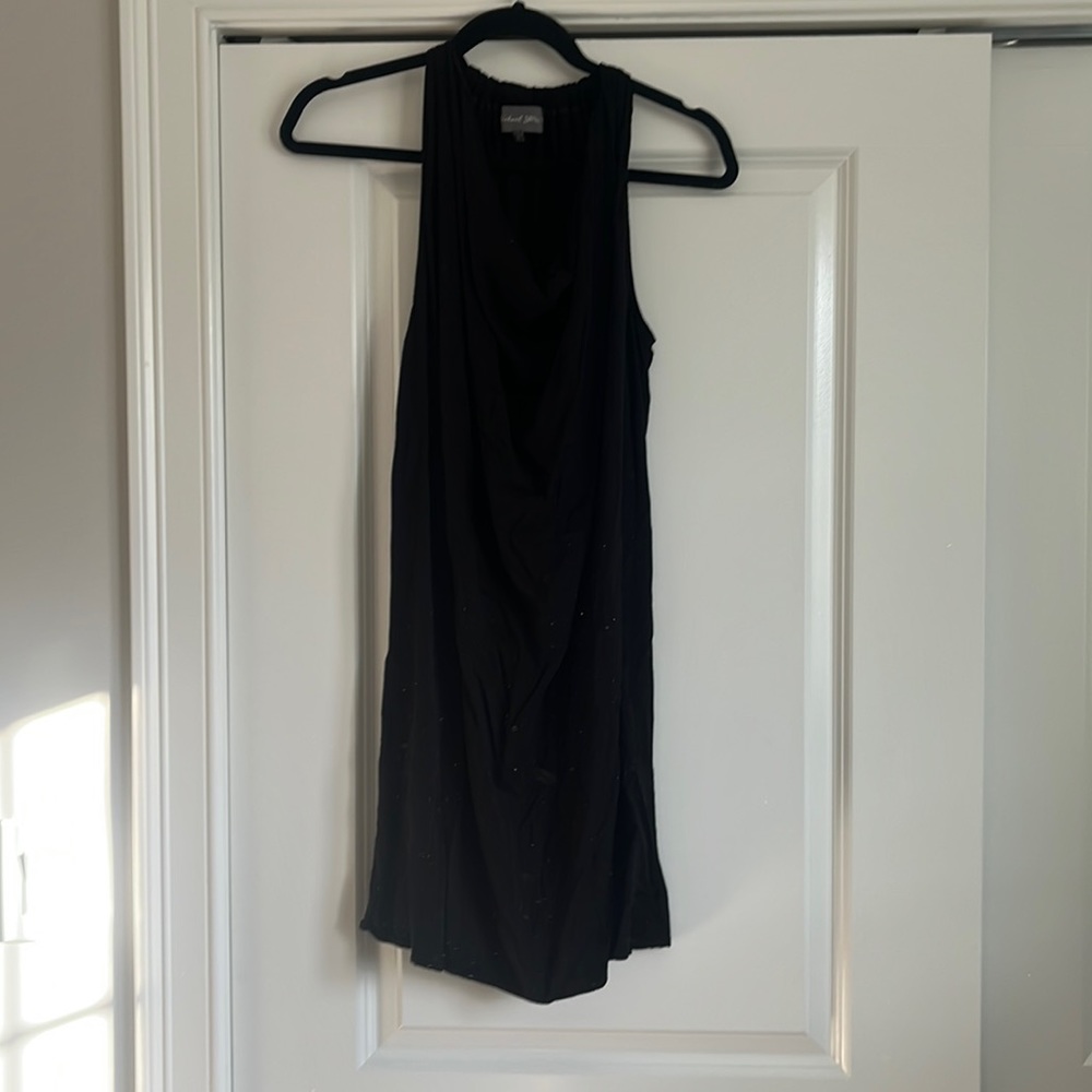 Black Michael Stars rayon tank dress small